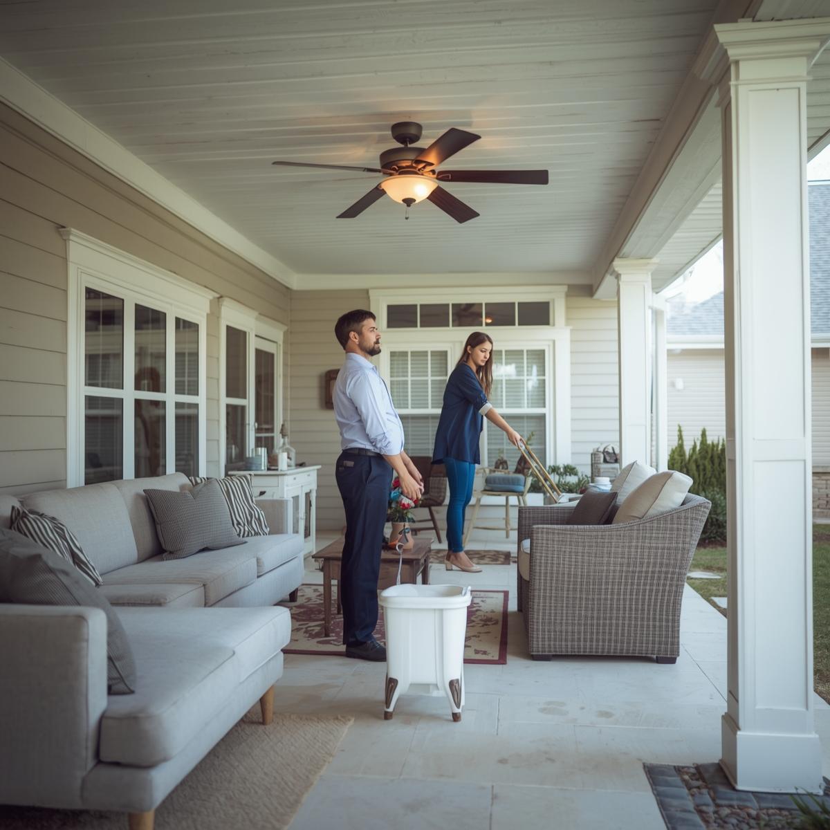 Home sellers cleaning